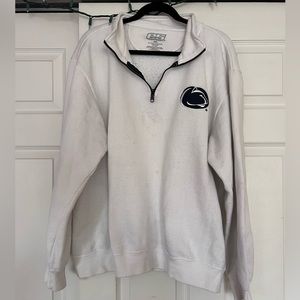 Penn State white quarter zip